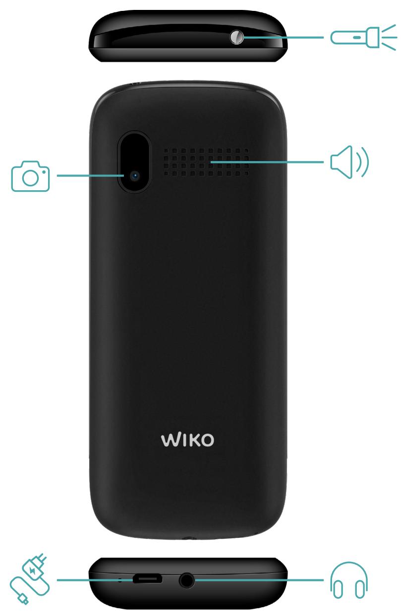 WIKO F100 LS - Conteúdo da embalagem : - 1