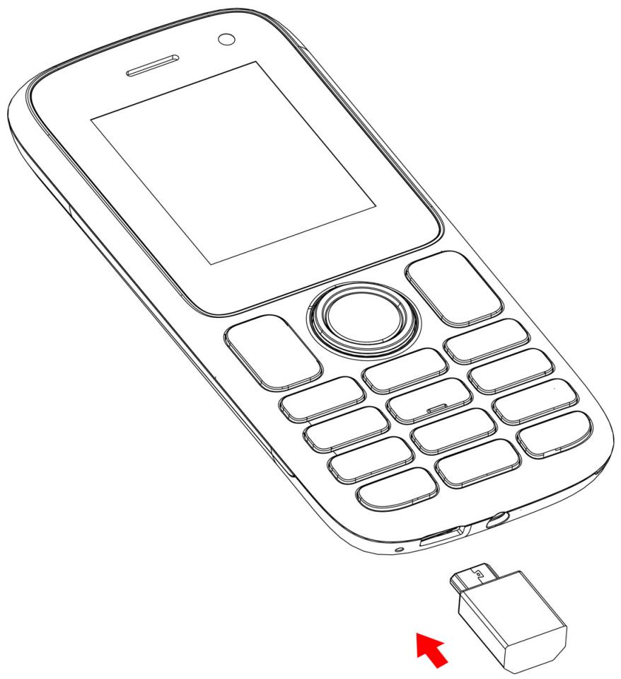 WIKO F100 LS - \~ Caricamento della batteria - 1