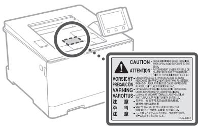 BOSCH DWB093553 - Hinweis zur Lasersicherheit - 1