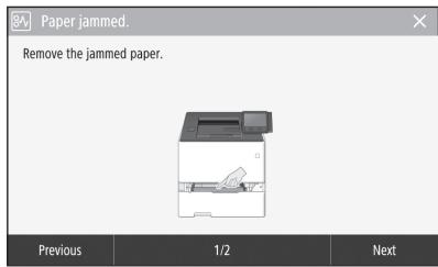 BOSCH DWB093553 - Paper Jams Have Occurred - 1