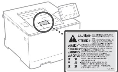 BOSCH DWB093553 - Informacja o klasie bezpiecznychlaserowej - 1