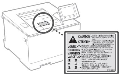 BOSCH DWB093553 - Precaúcio amb la seguretat del laser - 1