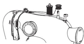 SOLAC SW8220 - WINDING THREAD ONTO THE BOBBIN - 8