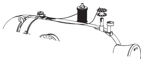 SOLAC SW8220 - WINDING THREAD ONTO THE BOBBIN - 4