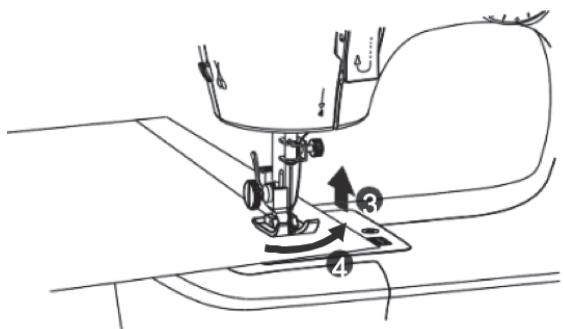 SOLAC SW8220 - Pour modifier le SENS de couture - 2