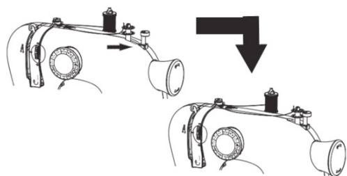 SOLAC SW8220 - WINDING THREAD ONTO THE BOBBIN - 5