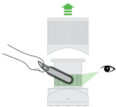 DYSON PURE COOL LINK DESK DP01 - Clearing blockages - 5