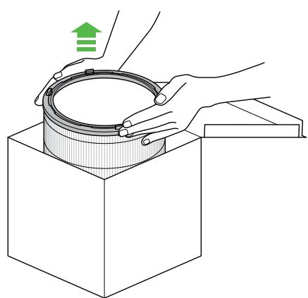 DYSON PURE COOL LINK DESK DP01 - Replacing the filter unit - 6