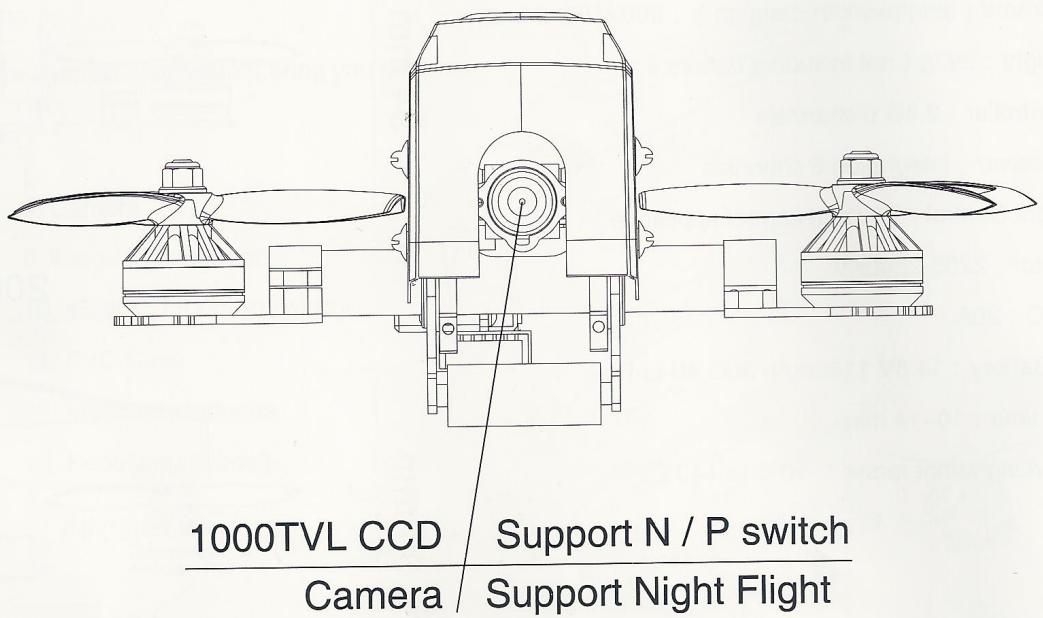 EACHINE FALCON 180 - Specification of the camera - 1