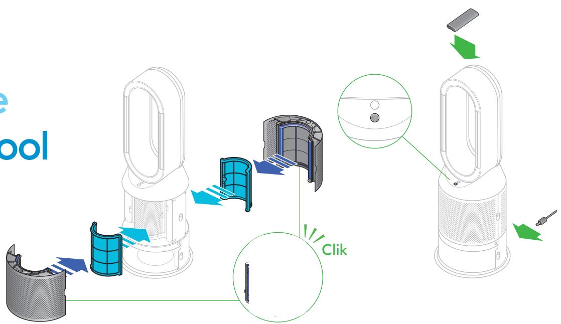 DYSON PURIFICATEUR PURE HUMIDIFY+COOL - dyson pure humidify+cool cryptomic - 1