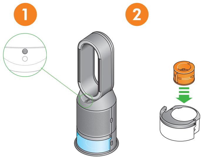 DYSON PURIFICATEUR PURE HUMIDIFY+COOL - Deep cleaning your machine - 1