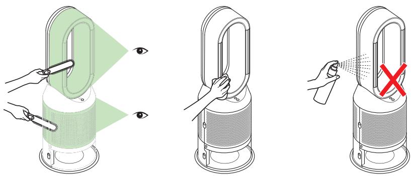 DYSON PURIFICATEUR PURE HUMIDIFY+COOL - Looking after your machine - 1