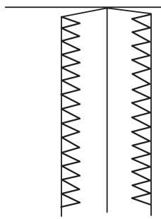 AEG-ELECTROLUX 70X - - Ajuster la longueur du point - 5