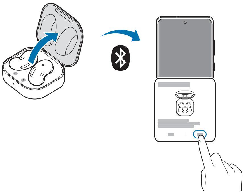 SAMSUNG GALAXY BUDS LIVE - Connecter les mini-oreillettes à un appareil mobile samsung pour la première fois - 2
