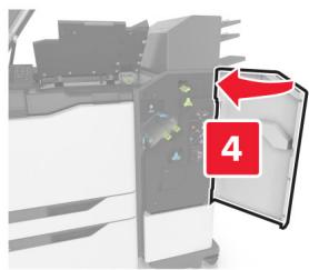 LEXMARK CX825 - CX827DE - Bourrage papier derrière la porte k - 7