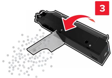 LEXMARK CX825 - CX827DE - Vidage de la boîte perforatrice - 4