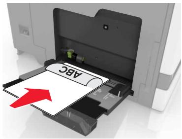 LEXMARK CX825 - CX827DE - Chargement du chargeur multifonction - 4