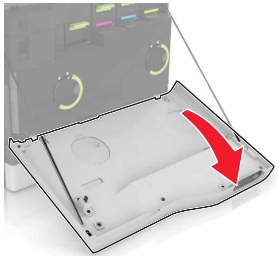 LEXMARK CX825 - CX827DE - Installation du plateau pour clavier - 1