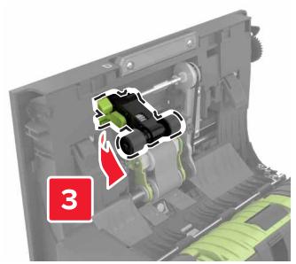 LEXMARK CX825 - CX827DE - Remplacement du rouleau de saisie du DAA - 5