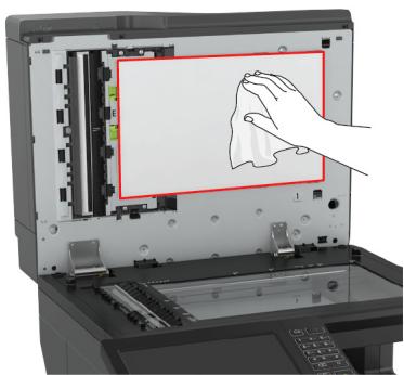 LEXMARK CX825 - CX827DE - Nettoyage du scanner - 5