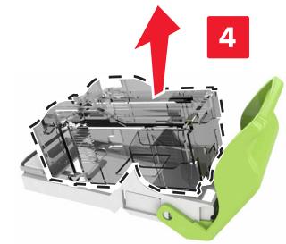 LEXMARK CX825 - CX827DE - Remplacement de la cartouche d'agrafes dans l'unité de finition d'agrafage - 5