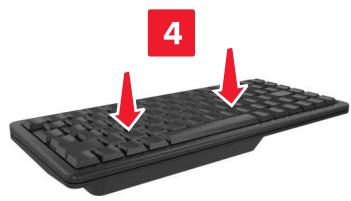 LEXMARK CX825 - CX827DE - Installation du plateau pour clavier - 5
