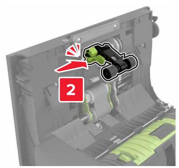 LEXMARK CX825 - CX827DE - Remplacement du rouleau de saisie du DAA - 7
