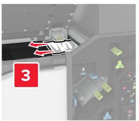LEXMARK CX825 - CX827DE - Bourrage papier derrière la porte k - 6