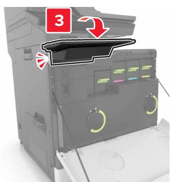 LEXMARK CX825 - CX827DE - Installation du plateau pour clavier - 8