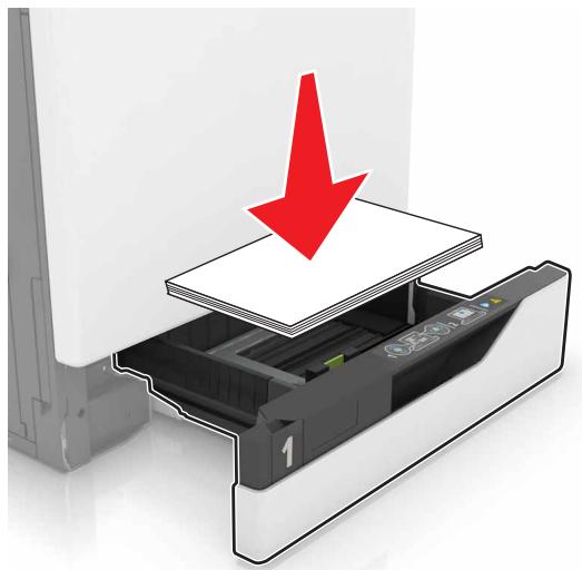 LEXMARK CX825 - CX827DE - Chargez le papier correctement - 2