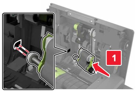 LEXMARK CX825 - CX827DE - Remplacement du rouleau d'alimentation du DAA - 7