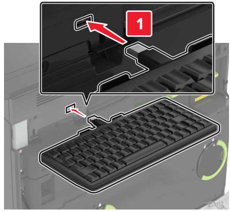 LEXMARK CX825 - CX827DE - Installation du plateau pour clavier - 6