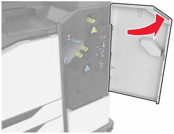 LEXMARK CX825 - CX827DE - Bourrage papier derrière la porte k - 9