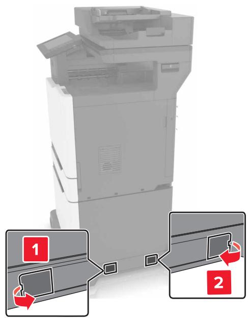 LEXMARK CX825 - CX827DE - Installation de l'unité de finition d'agrafage/perforation multiposition - 3