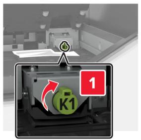 LEXMARK CX825 - CX827DE - Bourrage papier derrière la porte k - 2