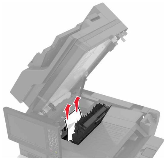 LEXMARK CX825 - CX827DE - Bourrage papier dans le bac de l'unité de finition - 4