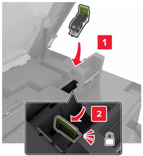 LEXMARK CX825 - CX827DE - Remplacement du support de la cartouche d'agrafes dans l'unité de finition d'agrafage - 6