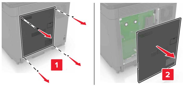 LEXMARK CX825 - CX827DE - Installation d'un disque dur sur l'imprimante - 2