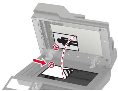 LEXMARK CX825 - CX827DE - Vitre du scanner - 1