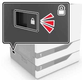 LEXMARK CX825 - CX827DE - Installation des tiroirs en option - 6