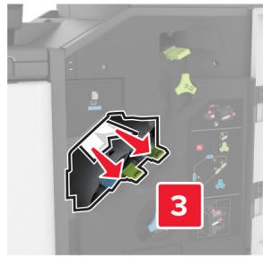 LEXMARK CX825 - CX827DE - Bourrage papier derrière la porte k - 13