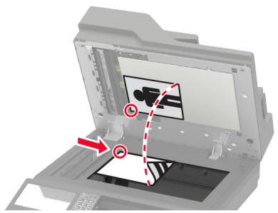 LEXMARK CX825 - CX827DE - Vitre du scanner - 1