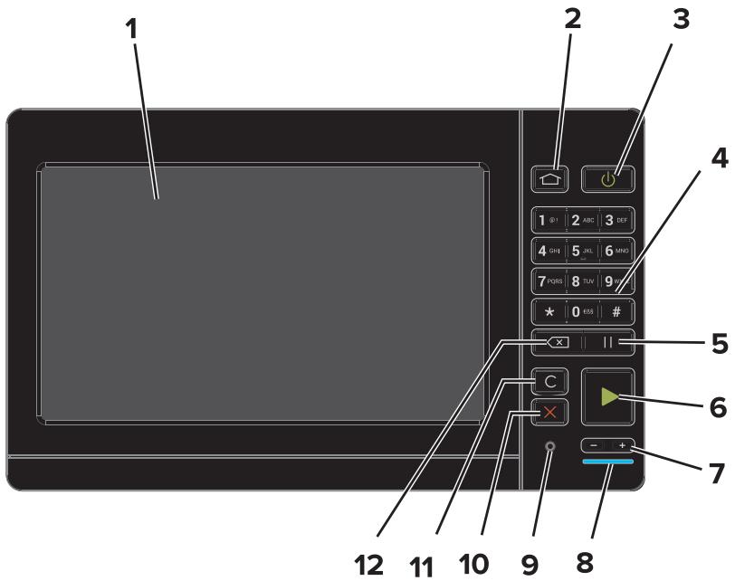 LEXMARK CX825 - CX827DE - Connexion des câbles - 6