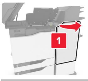 LEXMARK CX825 - CX827DE - Bourrage papier derrière la porte k - 4