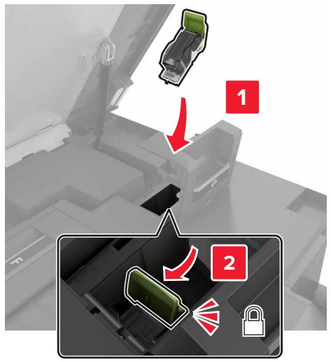 LEXMARK CX825 - CX827DE - Bourrage d'agrafes derrière la porte g - 7