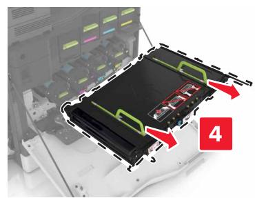 LEXMARK CX825 - CX827DE - Remplacement de la courroie de transfert - 8