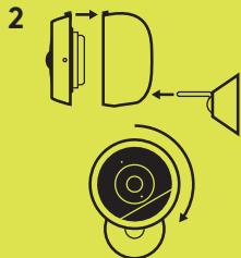 LOGITECH CIRCLE 2 - INSTRUÇÉS DE INSTALLação RÁPIDAS E FACES - 3