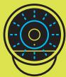 LOGITECH CIRCLE 2 - مؤشرات LED للكاميرا والبطارية - 1