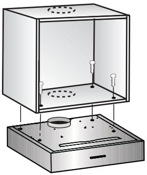 EICO SHINING PELTROX - Installasjon under et hengeskap - 1