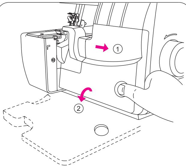 SINGER OVERLOCK PROFESSIONAL 5 - Preparation avant la couture - 1